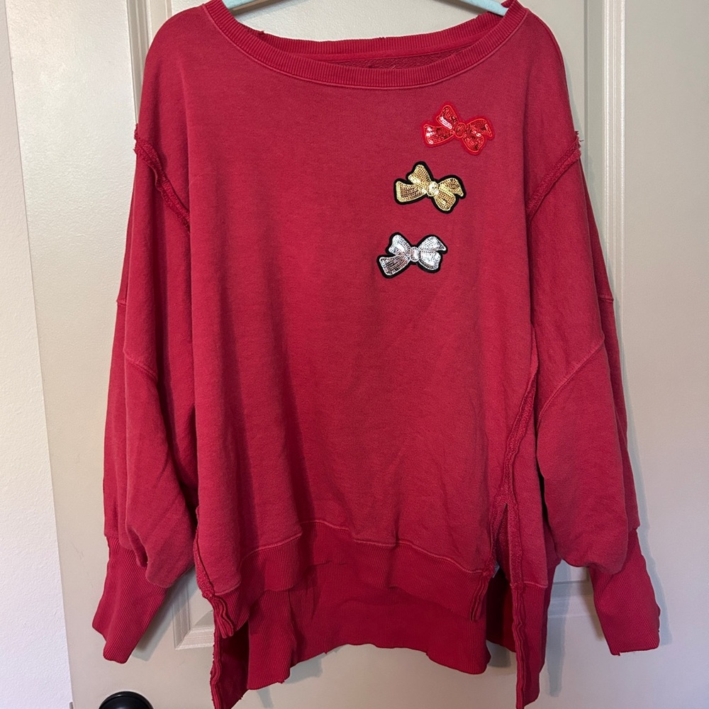 RARE NWOT free people Camden sweatshirt
